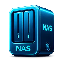 Icône NAS 2 baies style AxonRecup – récupération de données sur NAS Synology / QNAP.