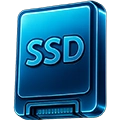 Icône SSD bleu AxonRecup – récupération de données sur SSD SATA et NVMe.