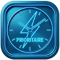 Bouton de sélection : Formule Prioritaire (Traitement accéléré)