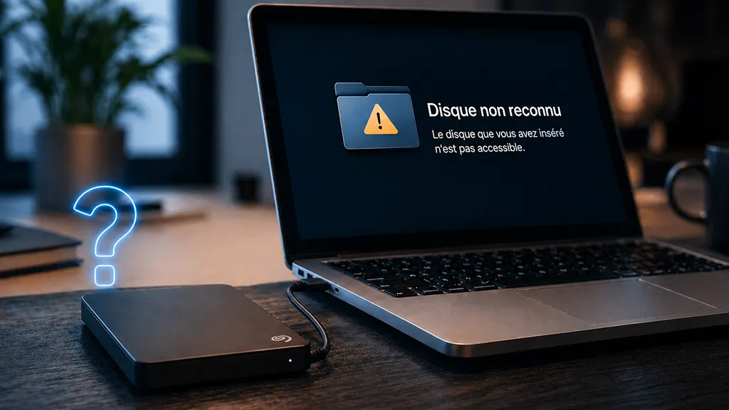 Disque dur non reconnu : que faire avant d’aggraver la panne ?